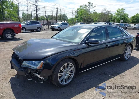 2011 Audi A8 L 4.2 из США, поврежденный, VIN WAURVAFD7BN026526